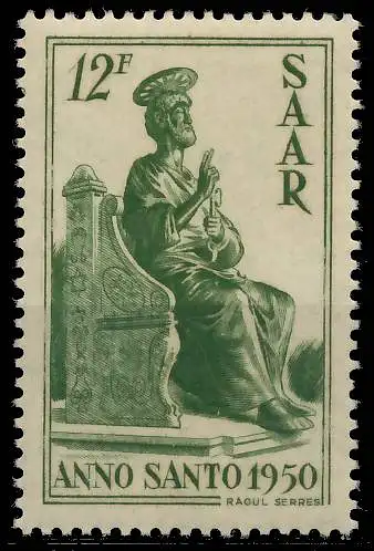 SAARLAND 1950 Nr 293 postfrisch 478D6E