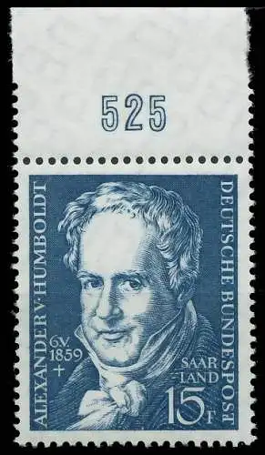 SAAR OPD 1959 Nr 448 postfrisch ORA 478D9E