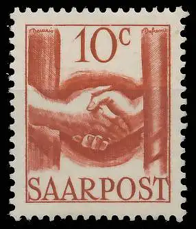 SAARLAND 1948 Nr 239 postfrisch S01FA4E