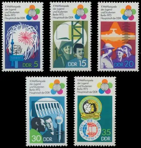 DDR 1973 Nr 1862-1866 postfrisch 478F82
