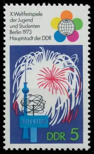 DDR 1973 Nr 1862 postfrisch S01FB06