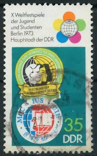 DDR 1973 Nr 1866 gestempelt 480FAE
