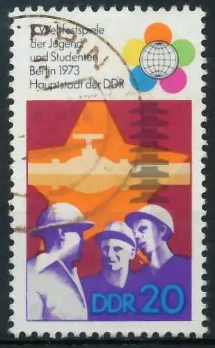DDR 1973 Nr 1864 gestempelt 480F92