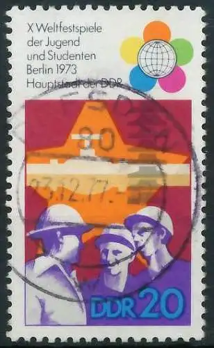 DDR 1973 Nr 1864 gestempelt 480F9A