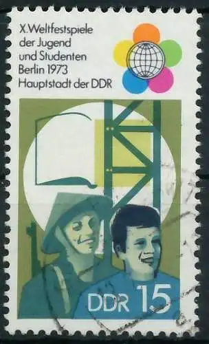 DDR 1973 Nr 1863 gestempelt 480FEA