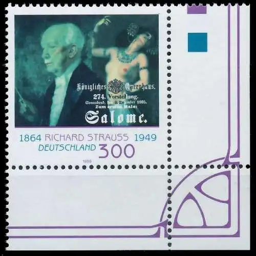 BRD BUND 1999 Nr 2076 postfrisch ECKE-URE 480FF2
