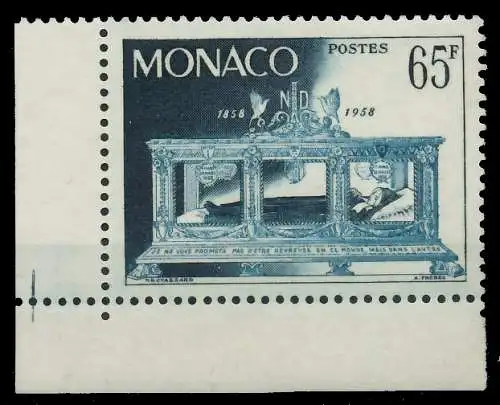 MONACO 1958 Nr 600 postfrisch ECKE-ULI 3BA78E