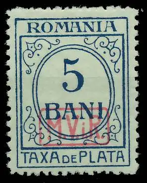 BES. 1WK D-MV RUMÄNIEN PORTO Nr 6 ungebraucht gepr. 42D9C2