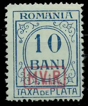 BES. 1WK D-MV RUMÄNIEN PORTO Nr 7 ungebraucht gepr. 43491A