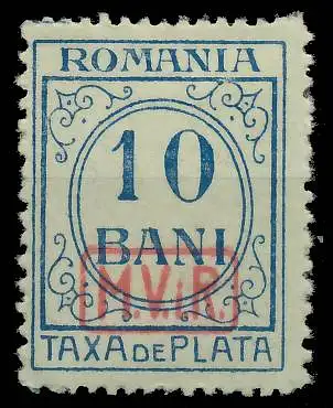 BES. 1WK D-MV RUMÄNIEN PORTO Nr 7 ungebraucht gepr. 42D9F2