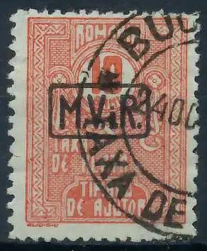 BES. 1WK D-MV RUMÄNIEN PORTO Nr 8 gestempelt gepr. 49A95E