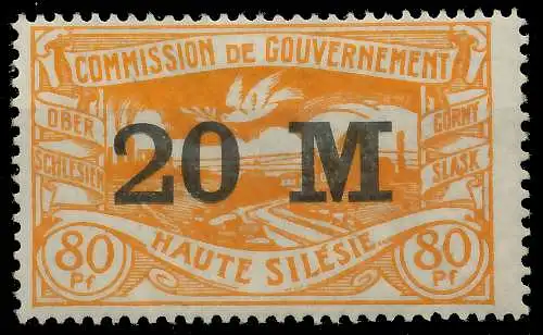 OBERSCHLESIEN Nr 43b ungebraucht 4B0C5A
