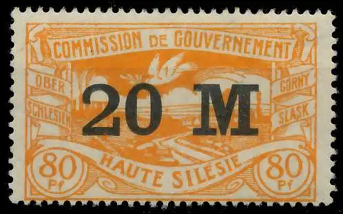 OBERSCHLESIEN Nr 43b ungebraucht 4B0C5E