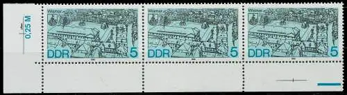 DDR 1988 Nr 3161I postfrisch 3ER STR ECKE-ULI 4B9602