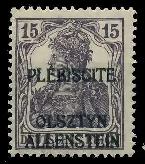 ALLENSTEIN Nr 3 postfrisch 4532C6