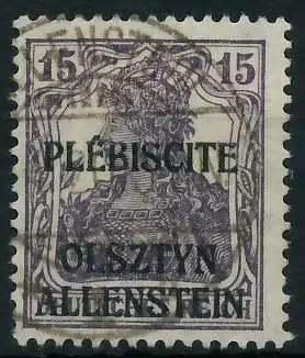 ALLENSTEIN Nr 3 gestempelt 462DCE
