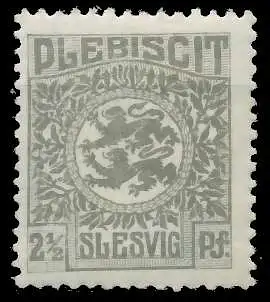 ABSTGEB SCHLESWIG Nr 1 postfrisch 4B96BE