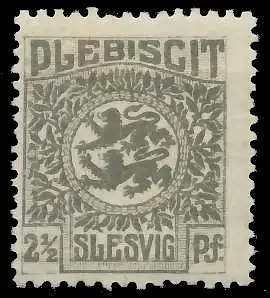 ABSTGEB SCHLESWIG Nr 1 ungebraucht 4B96A6