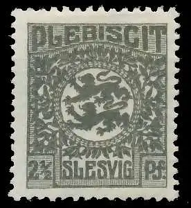 ABSTGEB SCHLESWIG Nr 1 postfrisch 4B96D6