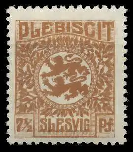 ABSTGEB SCHLESWIG Nr 3 ungebraucht 4B96F2