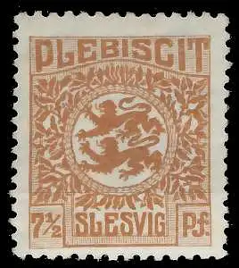 ABSTGEB SCHLESWIG Nr 3 ungebraucht 4B96EE