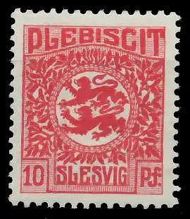 ABSTGEB SCHLESWIG Nr 4 ungebraucht 4B9702