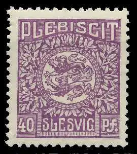 ABSTGEB SCHLESWIG Nr 9 postfrisch 4B9766