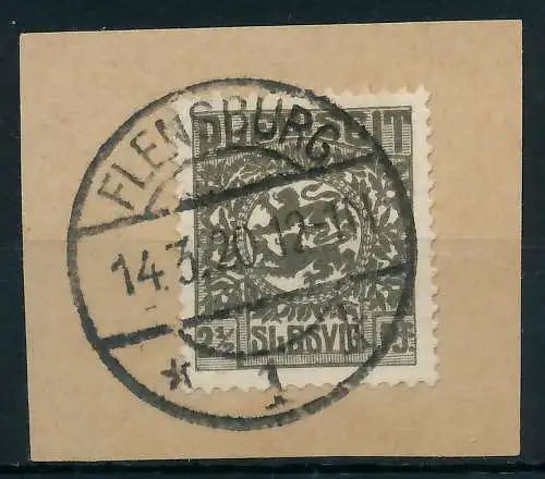 ABSTGEB SCHLESWIG Nr 1 zentrisch gestempelt Briefst³ck 4B9842