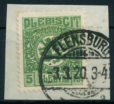 ABSTGEB SCHLESWIG Nr 2 gestempelt Briefst³ck 4C372A