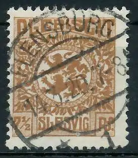 ABSTGEB SCHLESWIG Nr 3 zentrisch gestempelt 4C378A