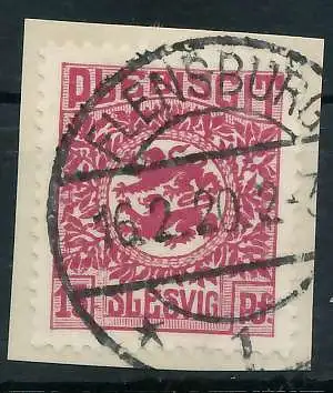 ABSTGEB SCHLESWIG Nr 5 zentrisch gestempelt Briefst³ck 4C37CA