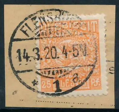 ABSTGEB SCHLESWIG Nr 7 zentrisch gestempelt Briefst³ck 4C3812