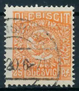 ABSTGEB SCHLESWIG Nr 7 gestempelt 4C3826