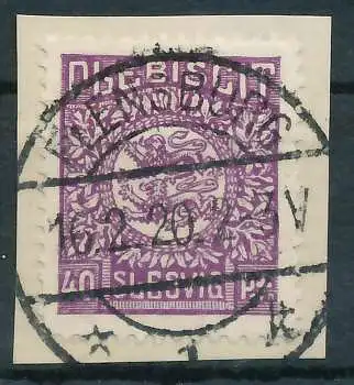 ABSTGEB SCHLESWIG Nr 9 zentrisch gestempelt Briefst³ck 4C3882