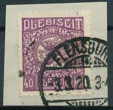 ABSTGEB SCHLESWIG Nr 9 zentrisch gestempelt Briefst³ck 4C387E