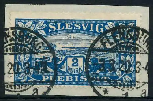 ABSTGEB SCHLESWIG Nr 12 zentrisch gestempelt Briefst³ck 4C38F2