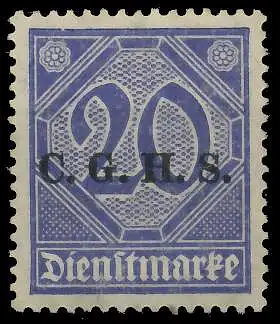 OBERSCHLESIEN DIENST Nr 11III ungebraucht 4CA786