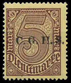 OBERSCHLESIEN DIENST Nr 20cIII ungebraucht 4D662A