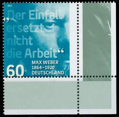 BRD BUND 2014 Nr 3071 postfrisch ECKE-URE 4D69A2