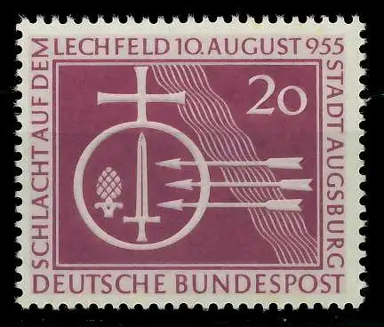 BRD BUND 1955 Nr 216 postfrisch 82F04A