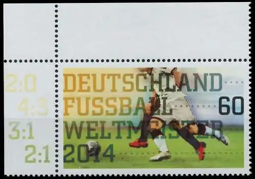 BRD BUND 2014 Nr 3095 postfrisch ECKE-OLI 50DEFE