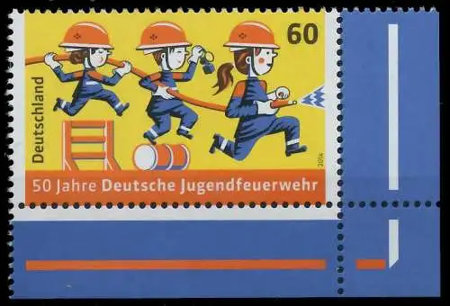 BRD BUND 2014 Nr 3099 postfrisch ECKE-URE 50DFCE