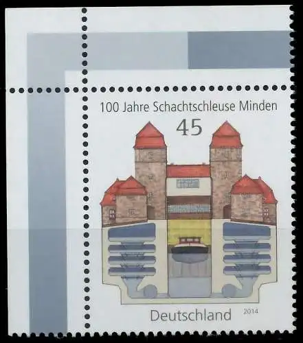 BRD BUND 2014 Nr 3107 postfrisch ECKE-OLI 50E056