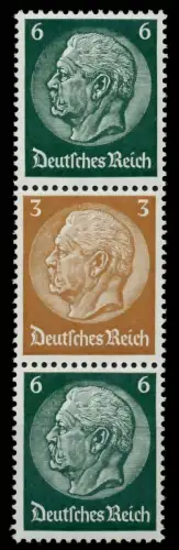 D-REICH ZUSAMMENDRUCK Nr S154 postfrisch 3ER STR 7A6262