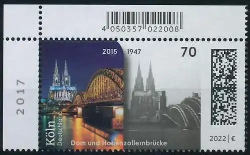 BRD BUND 2022 Nr 3721 postfrisch ECKE-OLI 517C5E