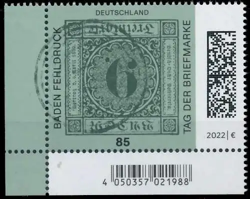 BRD BUND 2022 Nr 3719 postfrisch ECKE-ULI 51EBE6