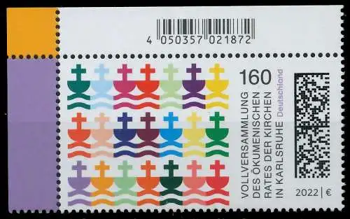 BRD BUND 2022 Nr 3710 postfrisch ECKE-OLI 51EDDE