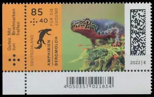 BRD BUND 2022 Nr 3706 postfrisch ECKE-ULI 51EEDA