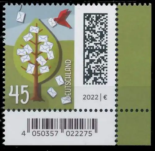 BRD BUND DS WELT DER BRIEFE Nr 3704 postfrisch ECKE-URE 51EF8E