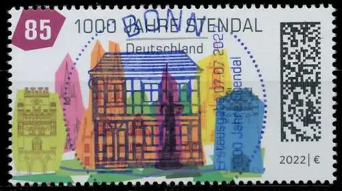 BRD BUND 2022 Nr 3698 ESST zentrisch gestempelt 51F296